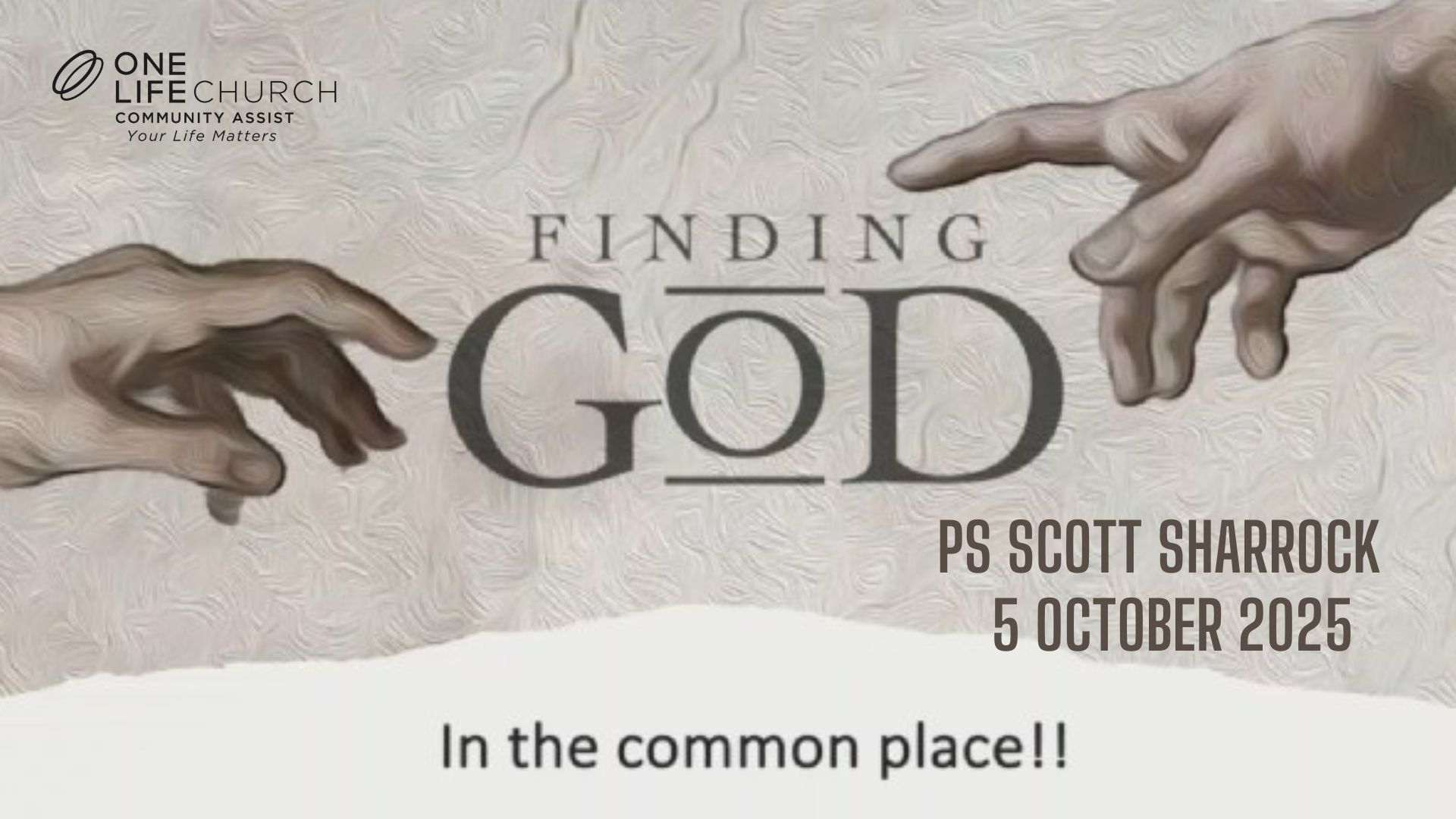 Finding God In the Common Place 
